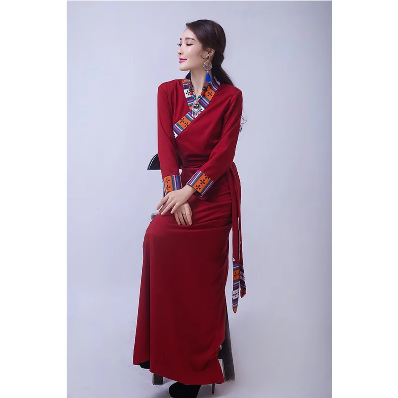 

2021Tibetan Clothing Female New Bora Tibetan Clothing Ethnic Tibetan Lhasa Clothing Tibetan Clothing Tibetan CostumesSize 4XL