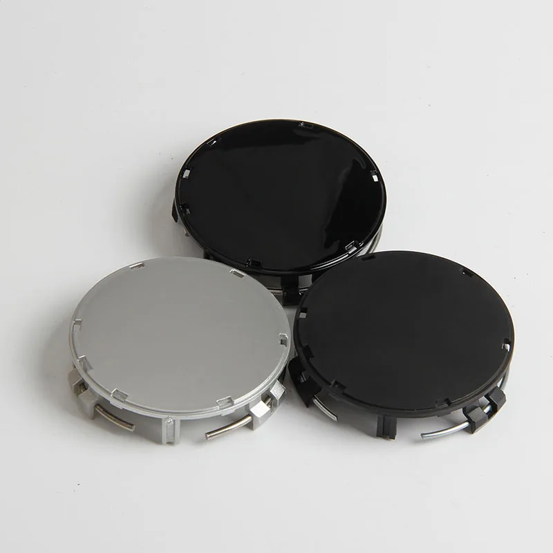 75 мм Черный Серебряный Глянец черная Центральная втулка колеса автомобиля