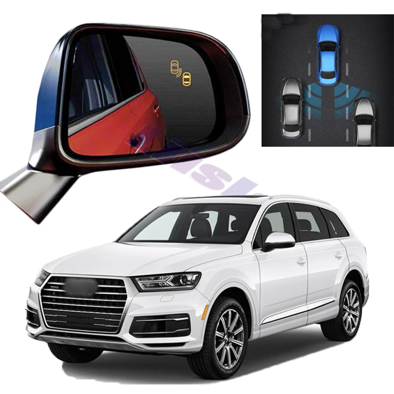 

Автомобильный радар BSM BSD BSA, предупреждающий датчик безопасности вождения, датчик обнаружения зеркала для Audi Q7 4M 2015 2016 2017 2018 2019