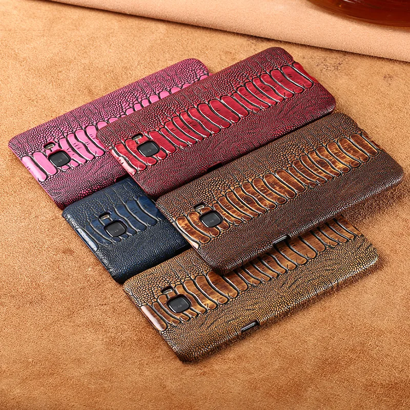 Genuine Leather Phone Case For Samsung Galaxy S8 S9 Plus Lizard Texture Back Cover S7 Edge A5 A7 J3 J5 J7 2017 Cases |