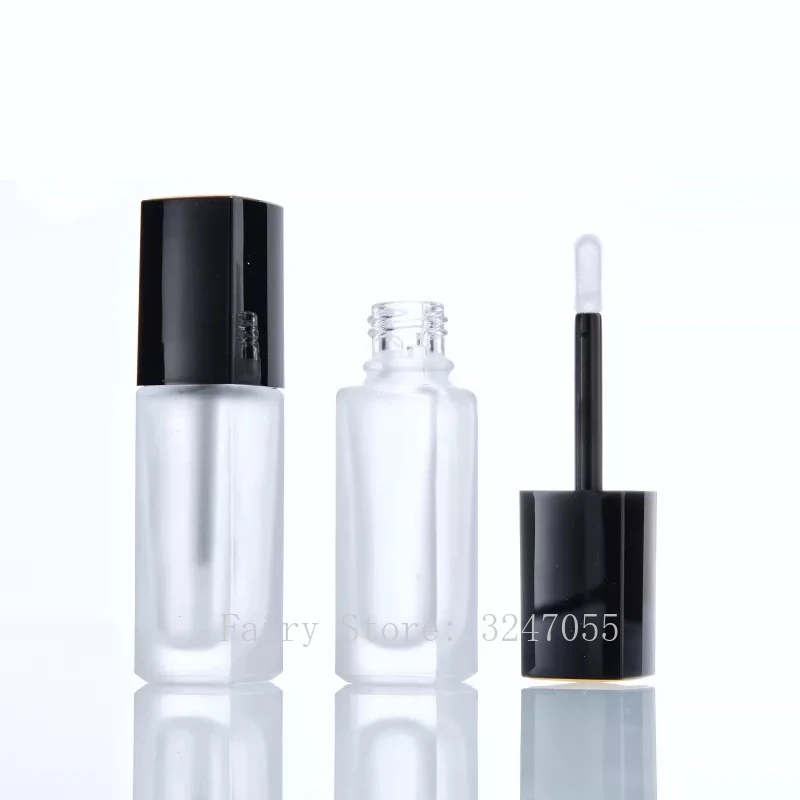 10/30/50pcs пустая маленькая образцы черная бутылка для блеска губ Макияж глазури