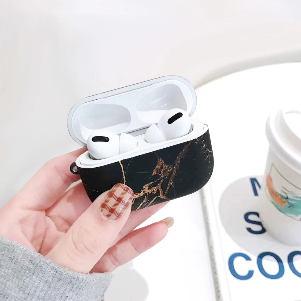 Жесткий чехол с узором для Apple Airpods Pro беспроводных Bluetooth наушников Air Pods