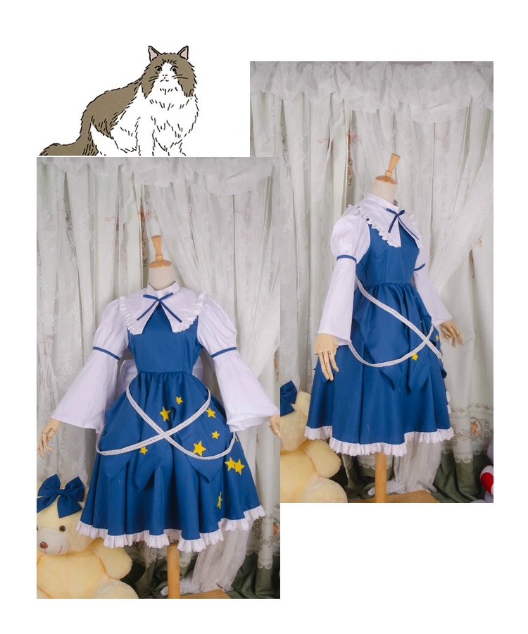 

Anime TouHou Project Touhou Sangetsusei Lolita Dress Uniform Cosplay Costume Any Size Halloween Carnival Free Shipping New 2020