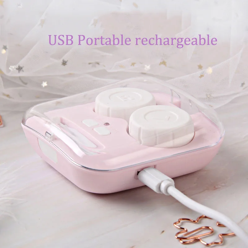 Фото Реальная контактная линза шайба ультразвуковой редуктор USB Автоматическая Реальная контактная линза шайба ультразвуковой редуктор USB Автоматическая