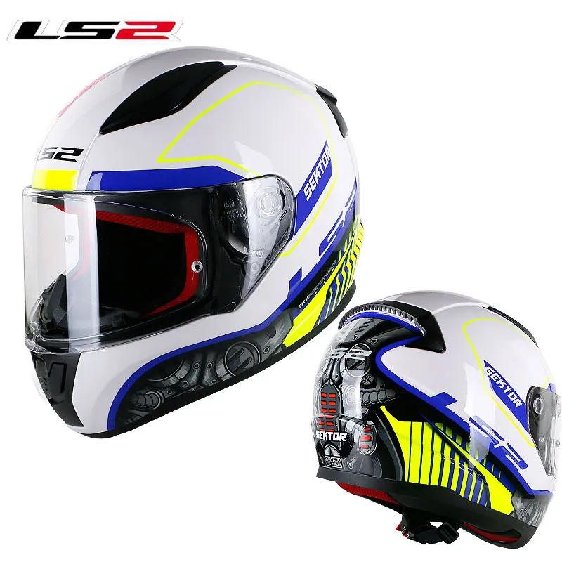 LS2 FF353 высокое качество полный уход за кожей лица moto rcycle шлем мужские и женские гоночный moto rbike Шлемы ABS усиленная оболочка быстрого moto шлемы
