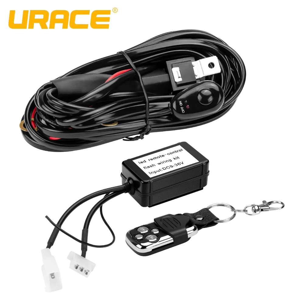 Светодиодный светильник URACE 0 400 Вт 24awg жгут проводов 40 А реле предохранителей