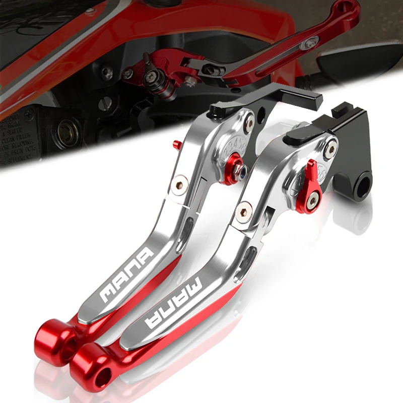 

Рычаги тормоза сцепления мотоцикла для APRILIA MANA 2007-2012 CNC, алюминиевые регулируемые аксессуары для ручного тормоза 2011 2010 2009 2008
