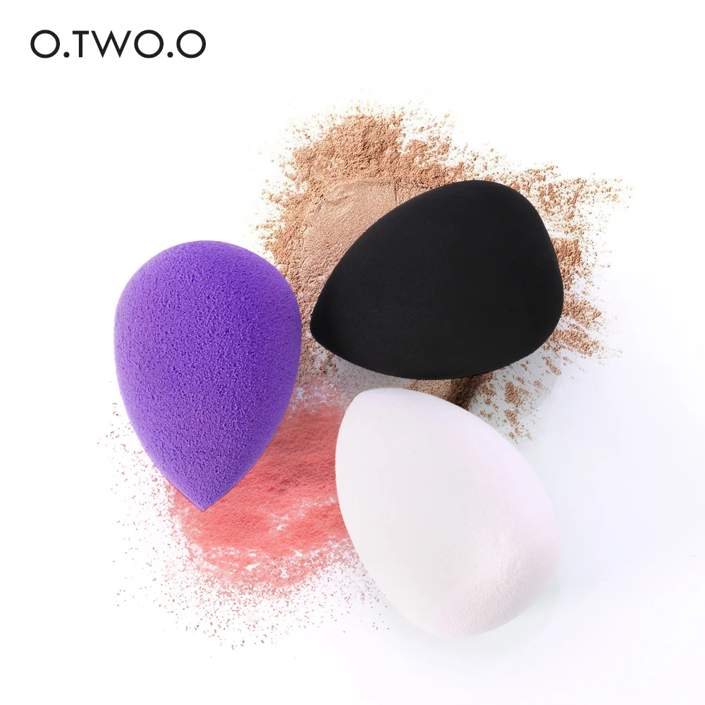 

O.TWO.O Makeup Tools Sponge Foundation Cosmetic Puff Sponge Water Cosmetic Blending Powder Smooth Make Up Sponge 3 Colors