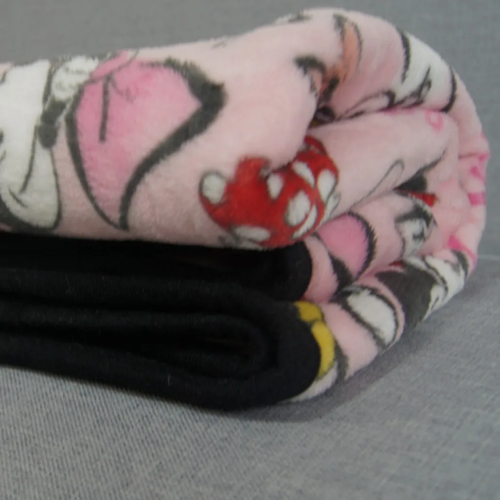 

Disney Cartoon Minnie Mouse Super Soft Coral Fleece Four Seasons Warm Children's Blanket Kids Children Throw Sofa Gift 80X100cm