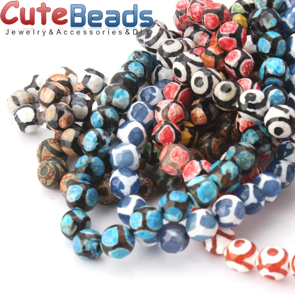 КИТАЙСКИЕ ТИБЕТСКИЕ Dzi глаза бусины натуральный зеленый цвет фотобусины 8 мм