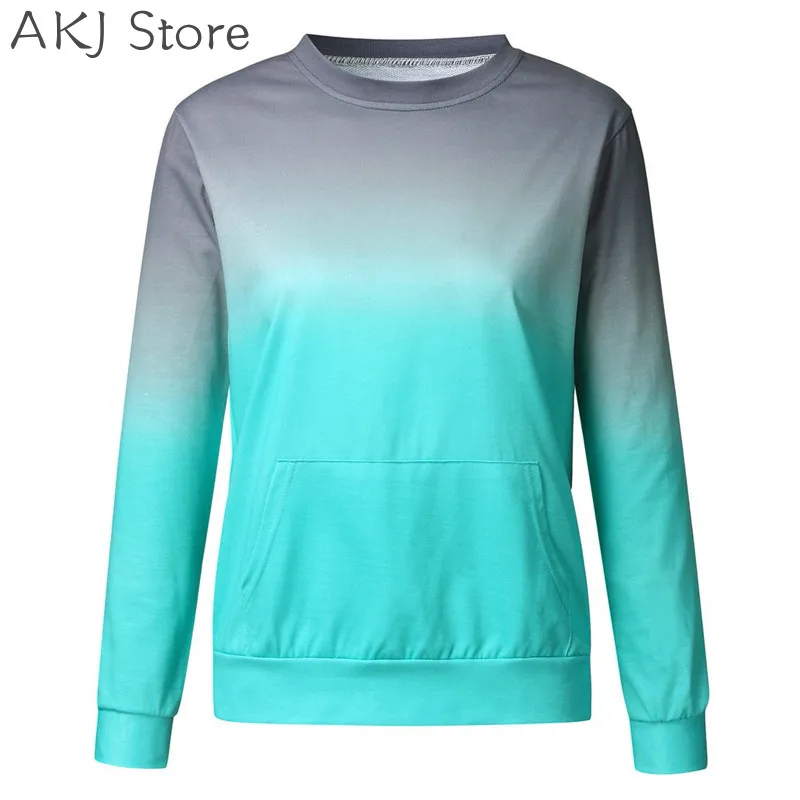 Женская футболка с длинным рукавом и круглым вырезом свободного покроя | одежда