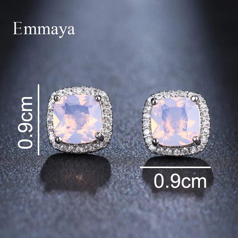 Женские классические серьги с кубическим цирконием Emmaya модные вечерние