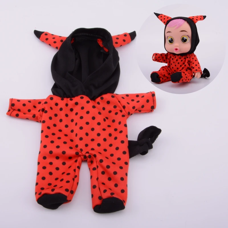 6 дизайн ручной работы плач ребенка куклы Одежда Мягкий сенсорный Аксессуары для