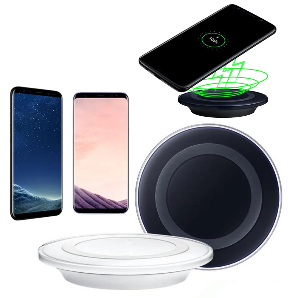 Беспроводная зарядка Qi Быстрое беспроводное зарядное устройство зарядная док