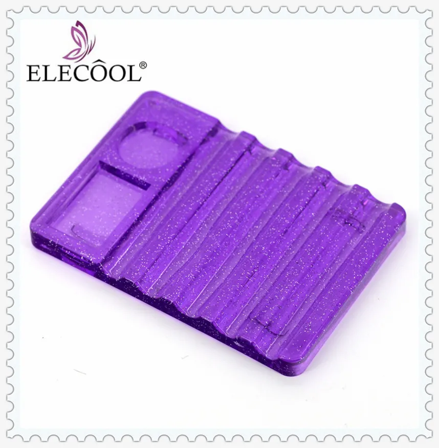 ELECOOL 5 цветов портативная и маникюрная пластиковая кисть для нейл-арта, Набор для раскрашивания ручек, сумка для путешествий, косметический чехол, сумка для хранения