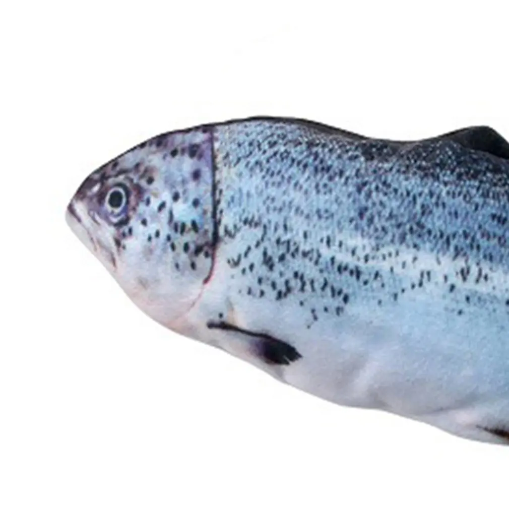 Моделирование Электрический кукла смешные рыбы плюшевая в форме кошки любимая