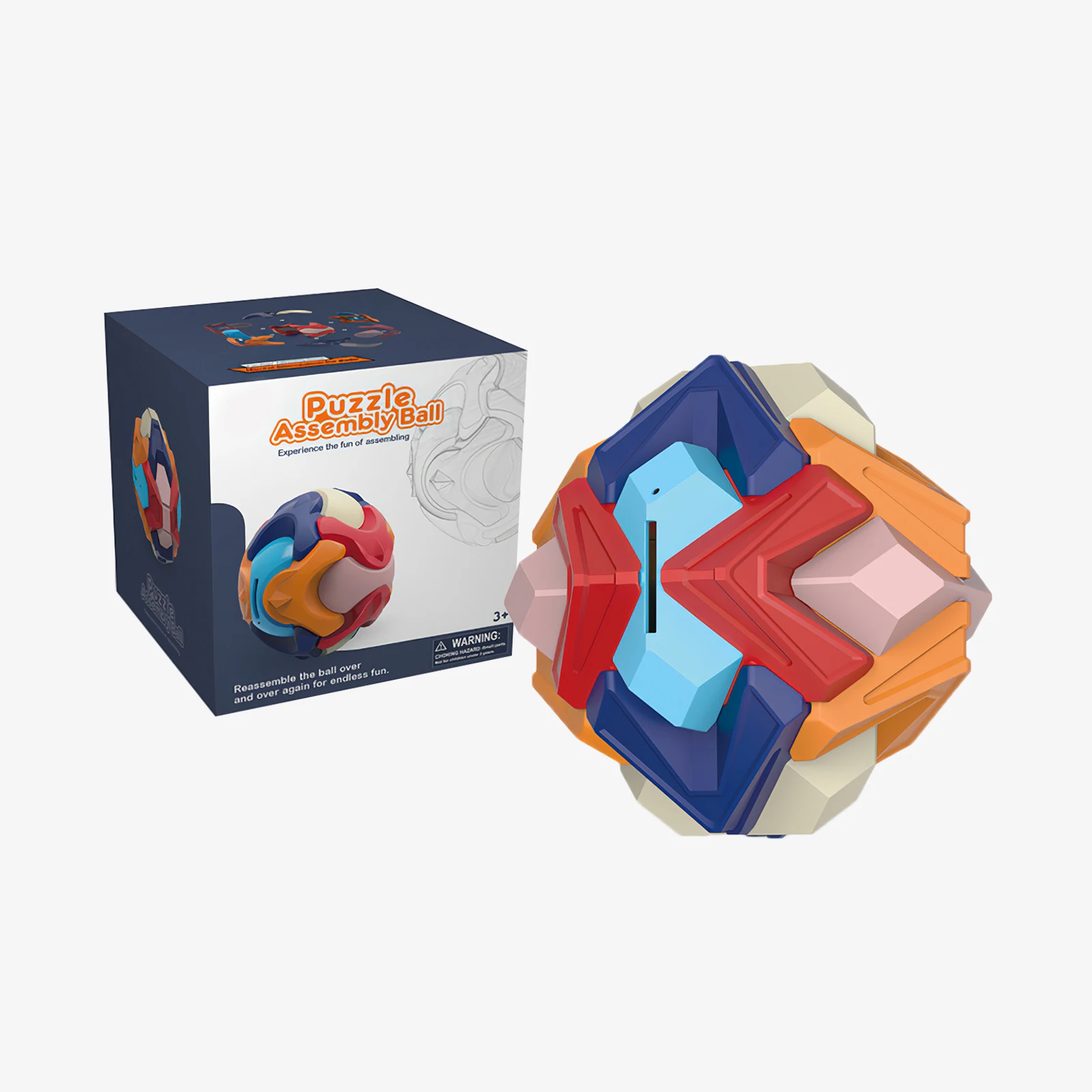 

3D Puzzle Assembly Ball Piggy Bank Coin Money Box Toy Brick Bank Assembled Building Blocks Ball Assembled Toys Gifts for Kids
