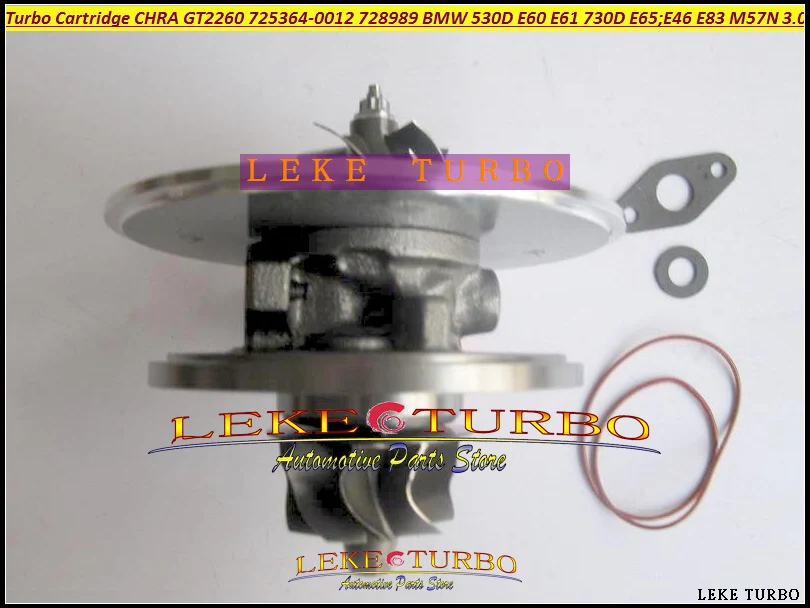 Турбокартридж chra турбокомпрессор GT2260V 725364 725364-5018S 728989 11657789083 7789083 7789081 для BMW 530D E60 E61