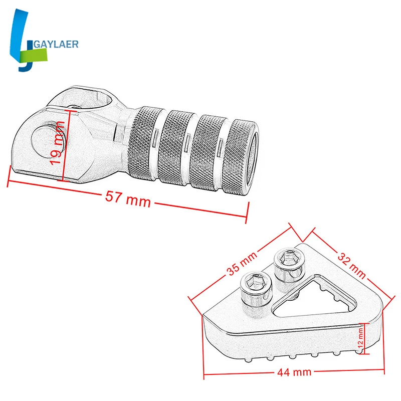 

CNC Gear Shifter Lever Billet Rear Brake Pedal Step Tips for 125-530cc 2004-2010 SX EXC XCF XC XCW SXF EXCF SMR