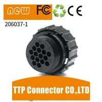 2pcslot 16pin 206037 1 connector 100 new and original
