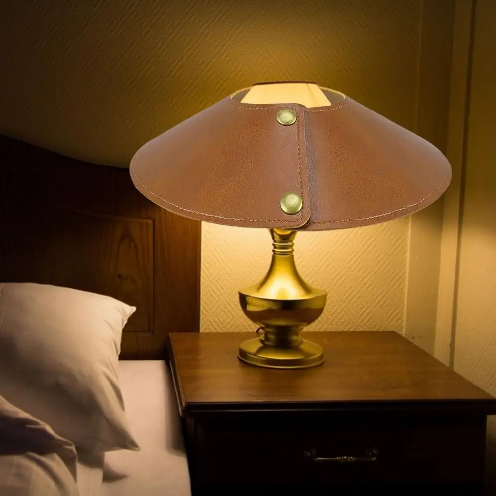 Кожаный абажур в стиле ретро напольный светильник для ресторана кухни Домашний