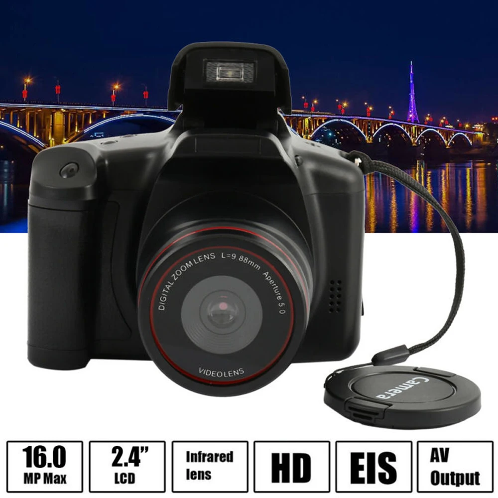 SPASH Цифровая Видеокамера фотография Запись видео 16X оптический зум