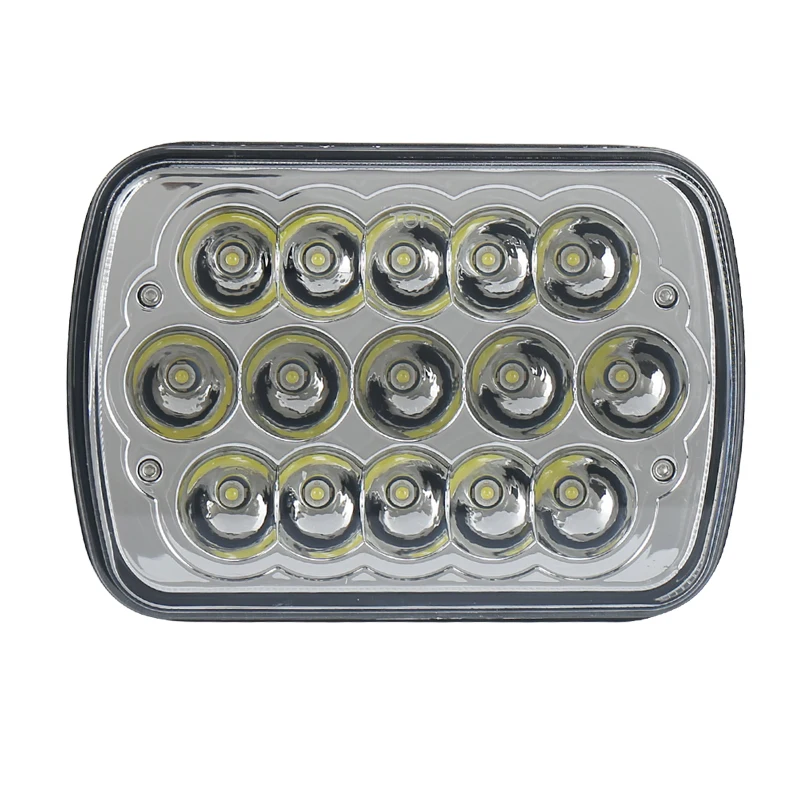 7X6 дюймов прямоугольный морской Светодиодный луч светодиодный фары для джипа