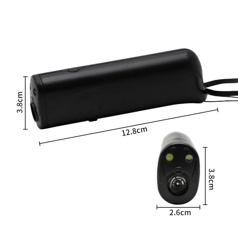 

Strengthen Pet Dog Training Equipment Ultrasound Repeller 3 In 1 Control Trainer Device Anti Barking Stop Bark Deterrents