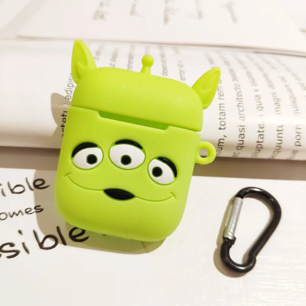 Милый мультфильм Superheros Bluetooth наушники чехол защитный чехол Аксессуары для кожи для Airpods Чехлы зарядная коробка с кольцом ремень