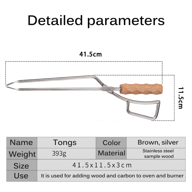 

Stainless Steel Barbecue Tongs Food Tongs Clip Barbecue Tongs BBQ Accessory Kitchen Long Clip Barbecue Buffet Kitchen Tool