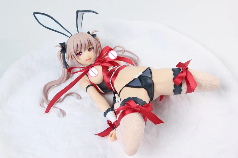 Мягкая сексуальная фигурка для девочек с изображением кролика, аниме, аниме, ПВХ, игрушки для взрослых - Цвет: hard body no box