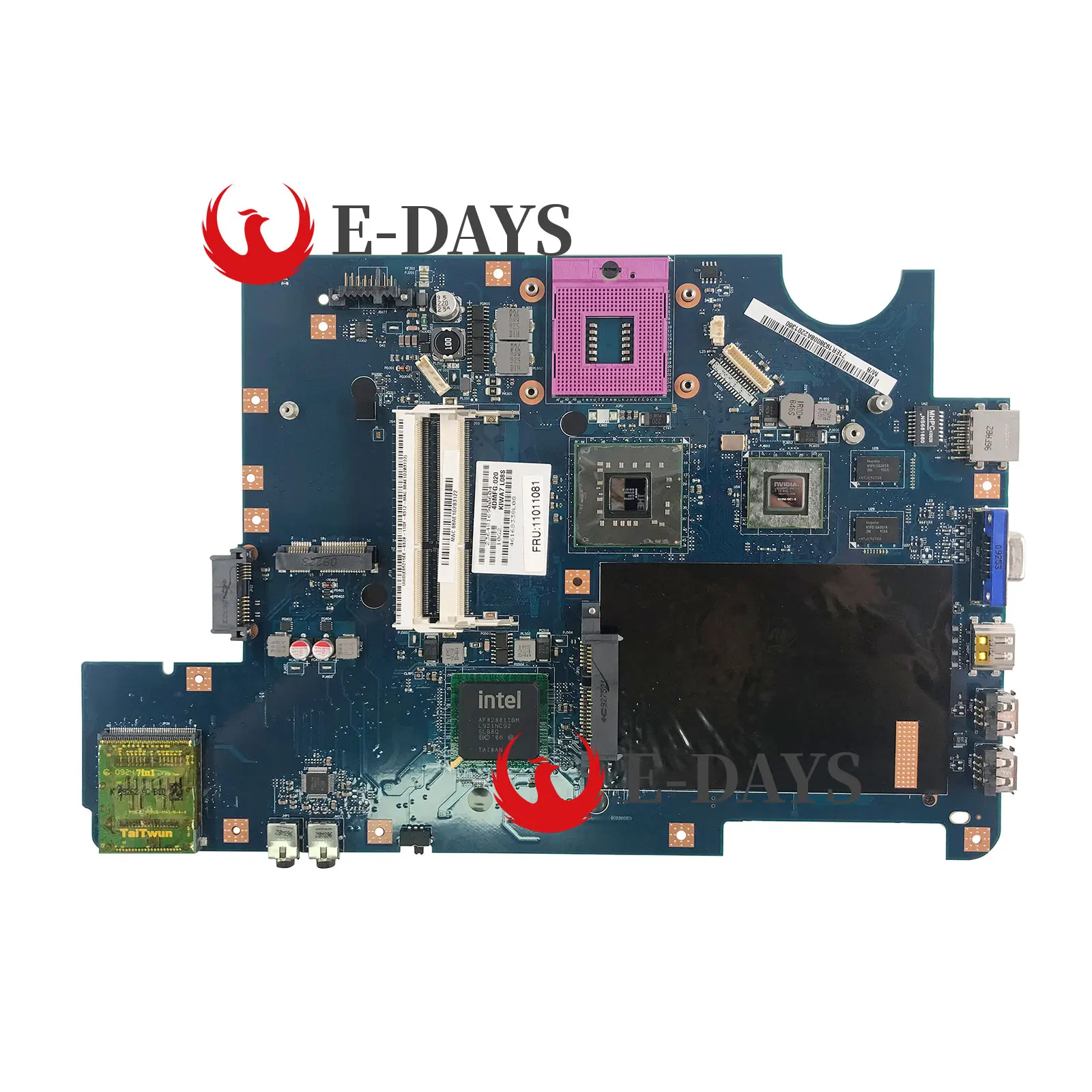 Высокое качество для ноутбука lenovo G550 материнская плата KIWA7 LA-5082P GPU Встроенная GM45