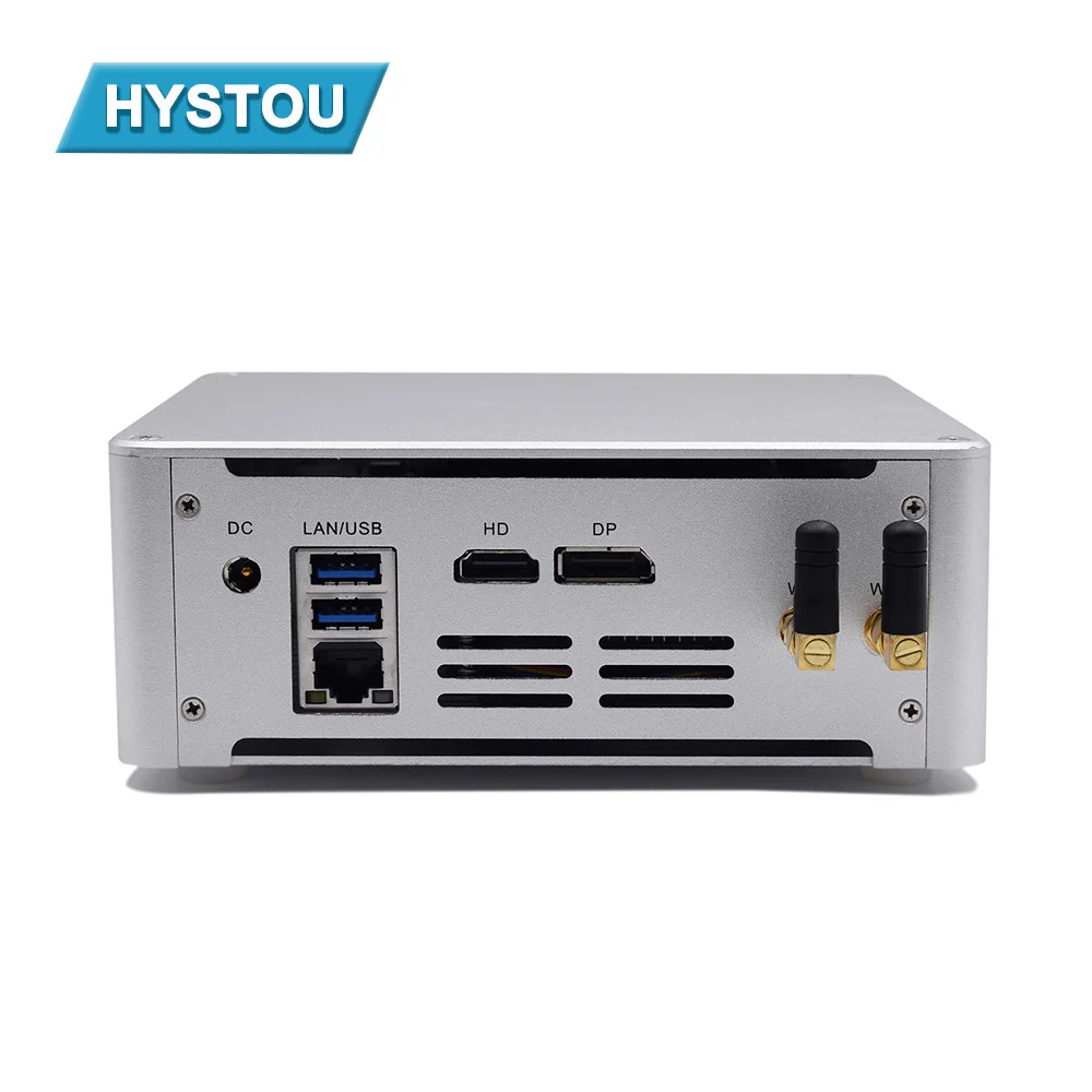 Hystou мини настольный игровой ПК Intel i5 7300HQ i7 7820HK USB 3 0 DP HDMI домашний офис NUC микро