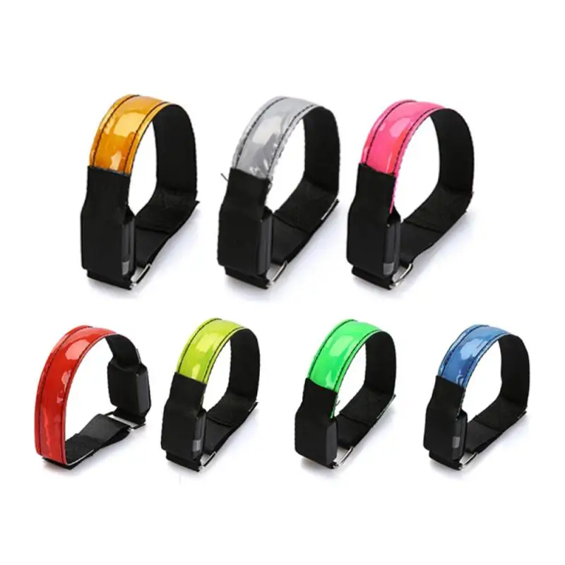 

Outdoor LED Night Run Light Bracelet Safety Reflective Warning Light Armband Flashing Belt Cycling Jogging Hiking Outdoor Sport