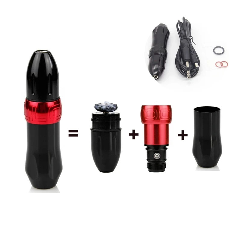 

Professional Rocket Tattoo Pen Rotary Tattoo Machine Guns Permanent Makeup Machine Space Aluminum Cartridge Tattoo Gun Equipment