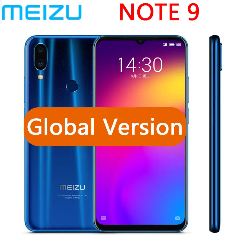 Официальный Meizu Note 9 4 Гб ОЗУ сотовый телефон Snapdragon 675 64 ПЗУ 4G LTE 6 2 МП камера