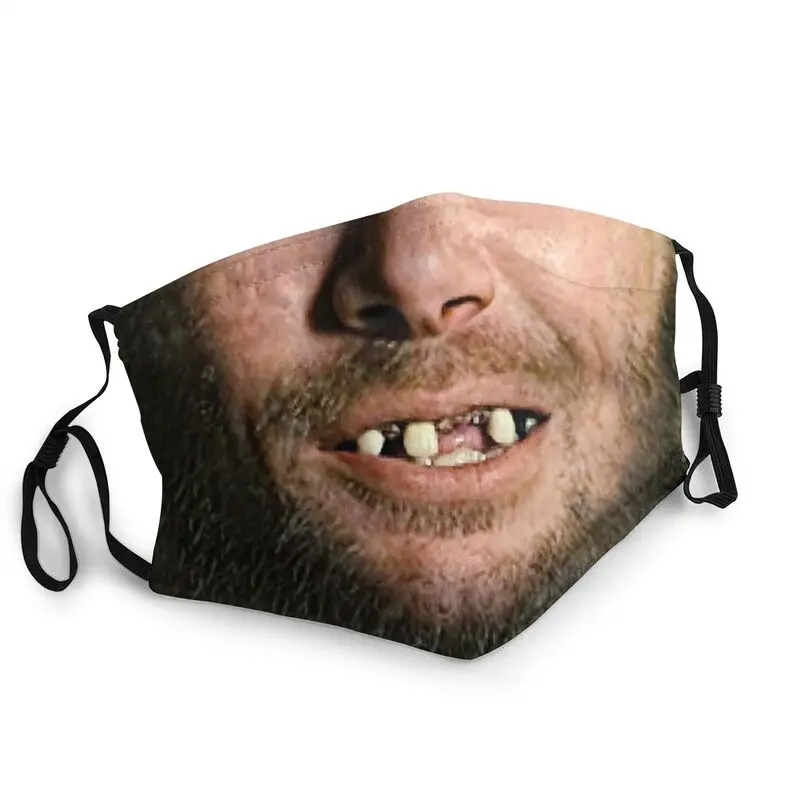 

Забавные Беззубик многоразовые лицевая маска Для мужчин маска с зубами против дымки пыли Защитная крышка респиратор рот муфельная печь