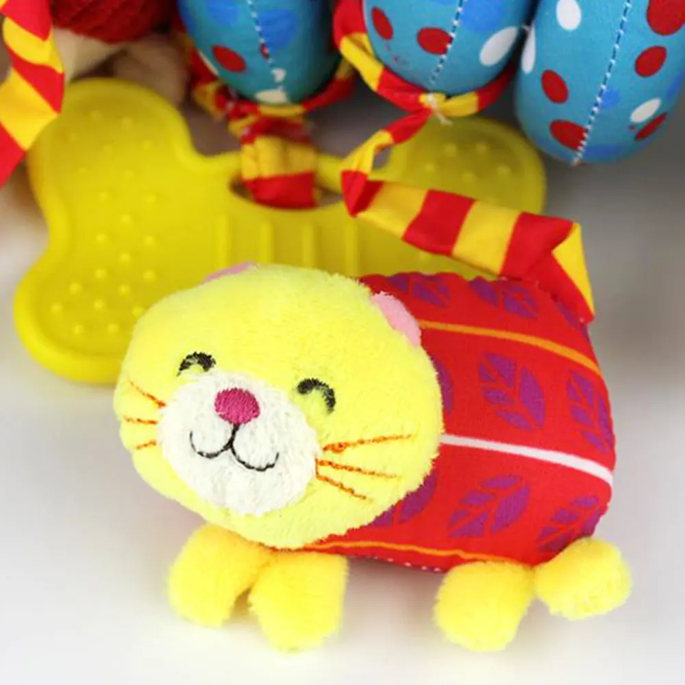 

Newborn Baby Educational Teether Toys 0-24 Months Stuffed Stroller Playing Toys Animal Infant Baby Pram Bed Spiral Hanging Dolls