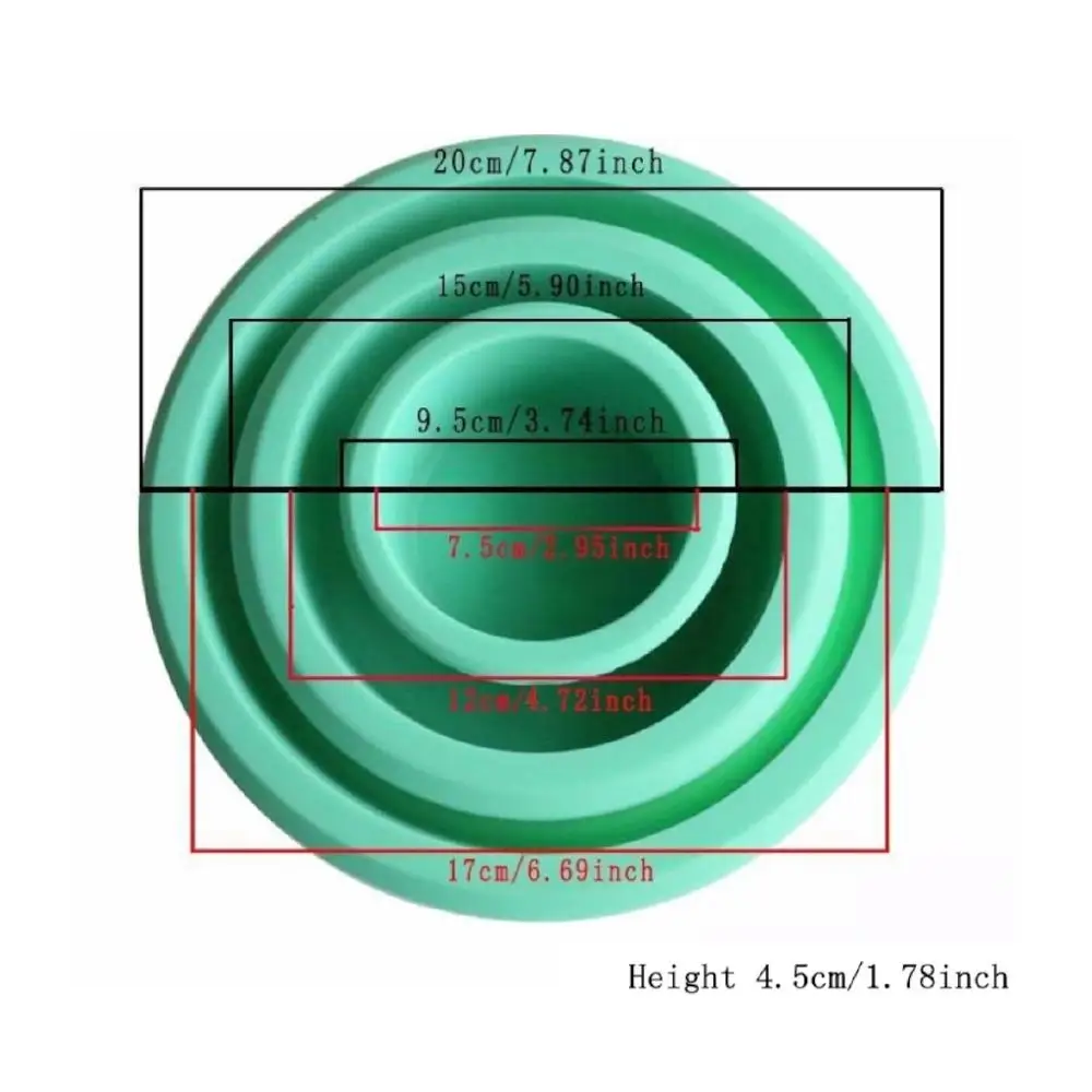 3 шт./компл. противопригарная силиконовая основа круглая форма для кекса набор