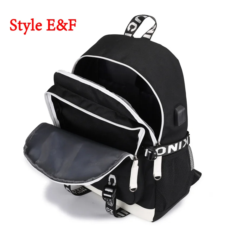 Рюкзак для ноутбука с принтом аниме Моя геройская Академия Многофункциональный