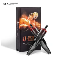 xnet vrex 20pcs tattoo cartridge needle round magnum rm 0 35mm for permanent makeup needles 1205rm 1207rm 1211rm 1215rm 1219rm