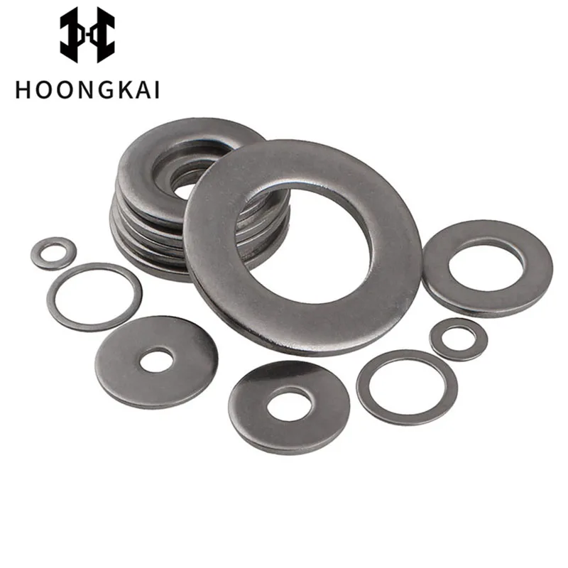 

HOONGKAI M3 M4 M5 M6 M8 M10 M12 M14 M16 M18 M20 304 Stainless Steel Super Ultra Thin Flat Washer Ultrathin Shim Plain Gask