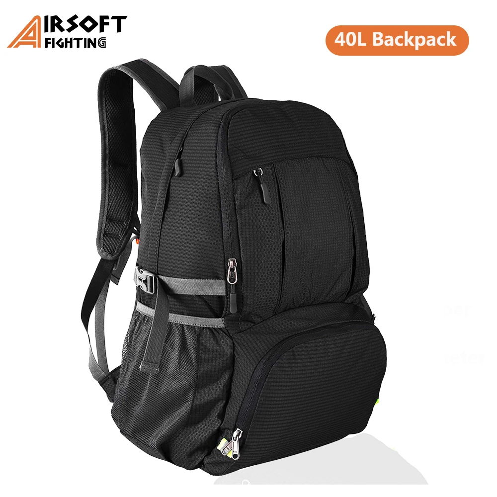 Складной легкий рюкзак 40 л портативная водонепроницаемая уличная сумка для