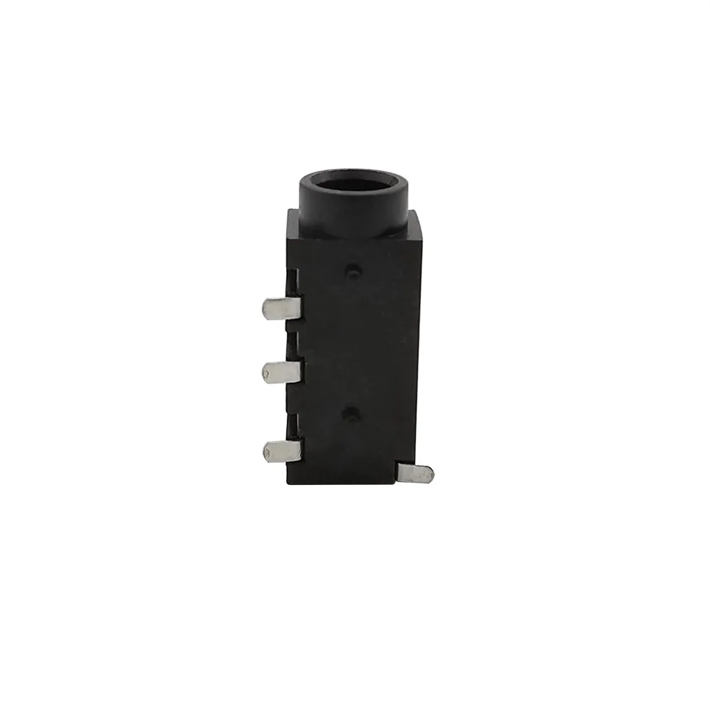 10 шт. PJ-320D 3 5 мм 4 Pin Женский Разъем Черный аудиоразъем 5mm SMD для наушников аудио