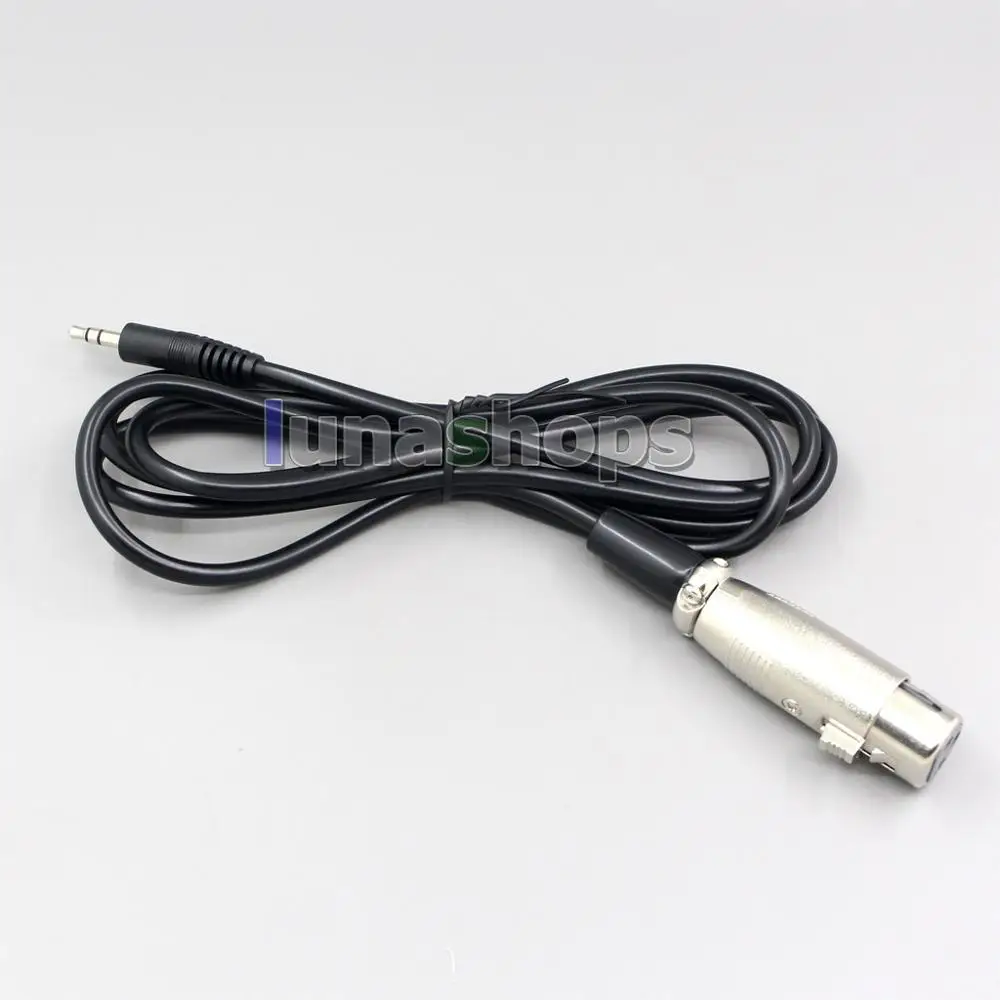 

200pcs Black 1.5m 3.5mm male to XLR 3 Pole Female Audio Microphone Cable Adapter Wire