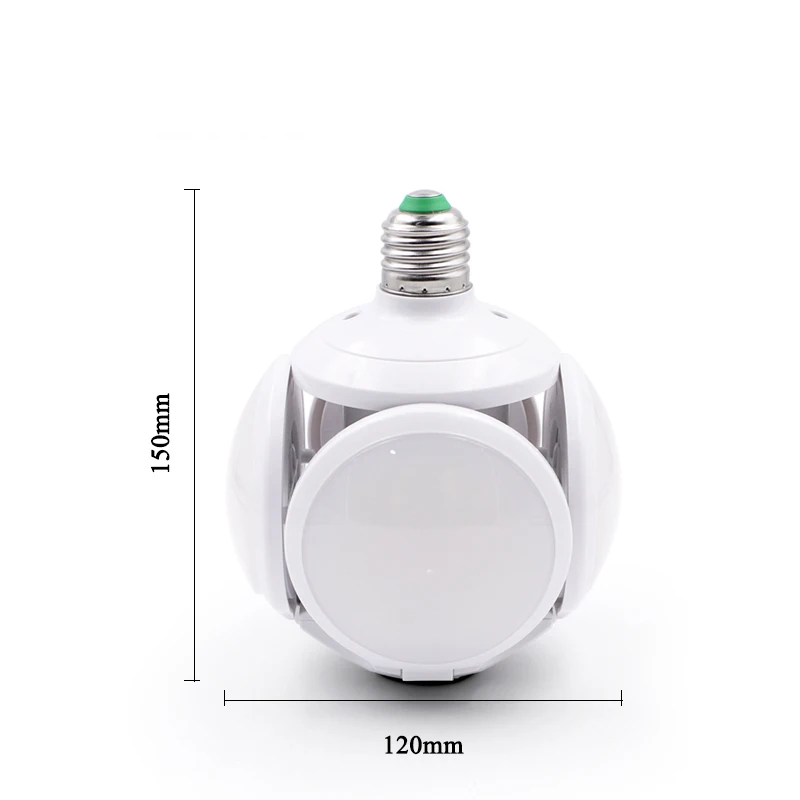 Цветная лампа НЛО сверхъяркая светодиодная Складная E27 40 Вт светильник для