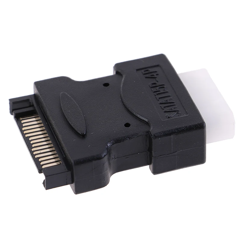 1 шт. 15Pin Sata серия ATA штекер в IDE 4 Pin Женский адаптер для жесткого диска кабель