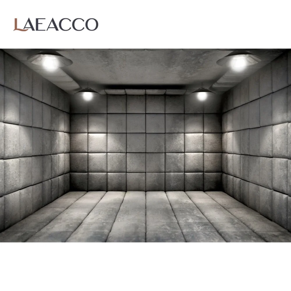 Laeacco уникальный 3D пространство цемента кирпичной стены каменный пол фотозонт
