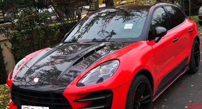 Z-ART 95B Macan Boxter углеродное волокно капота двигателя для Mcan S крышка 95B.1 | Автомобили и