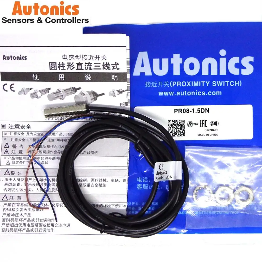 Autonics датчик приближения PR08-1.5DN PR08-1.5DP PR08-2DN PR08-2DP PRL08-2DN -2DN2 PRL08-2DP PR08-2DP2 PR08-2DN2 новый